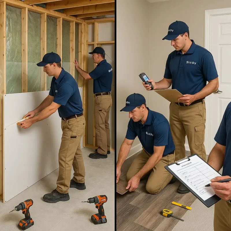 Repairs and Reconstruction process in Paris, TX